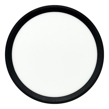 Oprawa sufitowa LED/18W/230V 3000/4000/6500K śr. 23 cm czarna