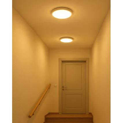 Oprawa sufitowa LED/18W/230V 3000/4000/6500K Ø 23 cm biała