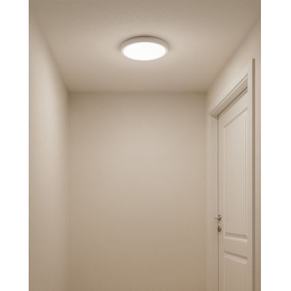 Oprawa sufitowa LED/18W/230V 3000/4000/6500K Ø 23 cm biała