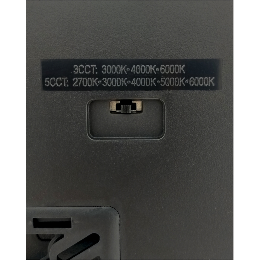 Oprawa sufitowa LED/24W/230V 3000/4000/6500K 30x30 cm czarna