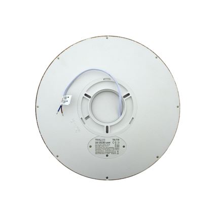 Oprawa sufitowa LED 24W/230V 3000/4000/6500K, śr. 30 cm, brązowa