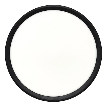 Oprawa sufitowa LED 24W/230V 3000/4000/6500K, śr. 30 cm, czarna