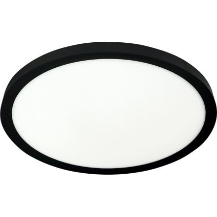 Oprawa sufitowa LED 24W/230V 3000/4000/6500K, śr. 30 cm, czarna