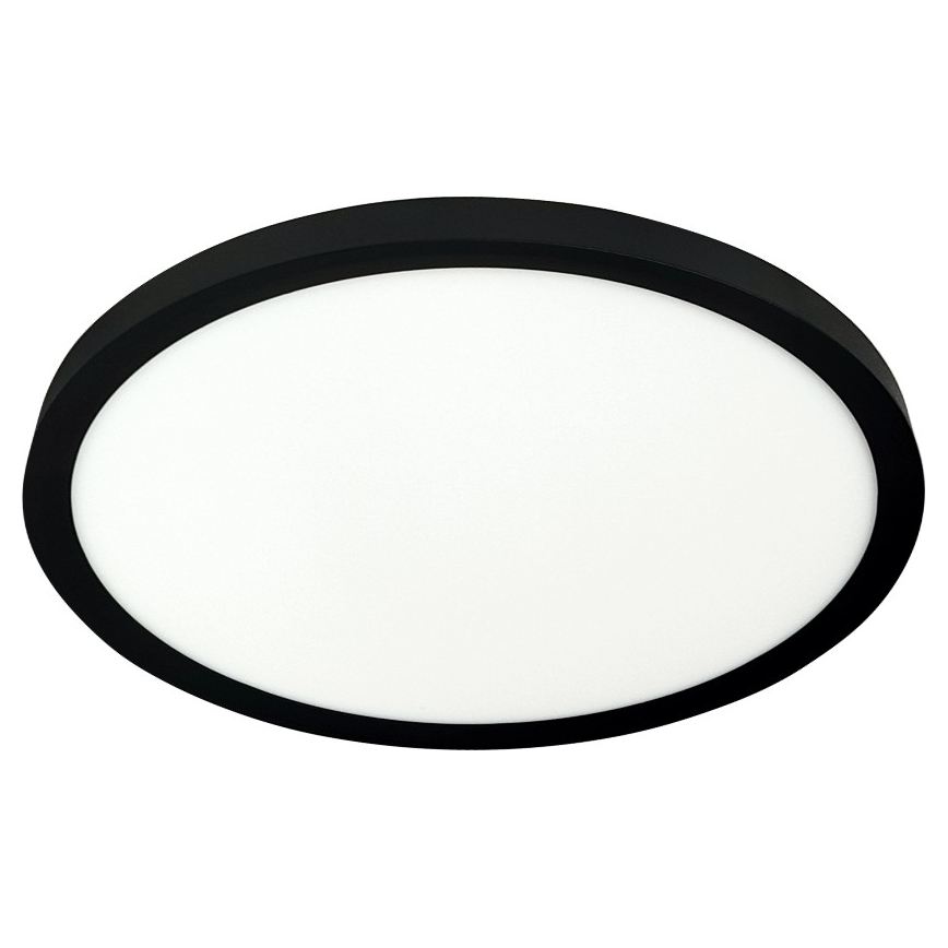 Oprawa sufitowa LED 24W/230V 3000/4000/6500K, śr. 30 cm, czarna