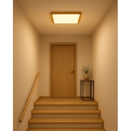 Oprawa sufitowa LED/32W/230V 3000/4000/6500K 40x40 cm beżowa