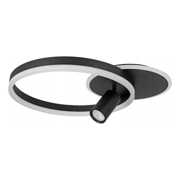 Oprawa sufitowa LED/38W/230V + 1xGU10/30W czarna