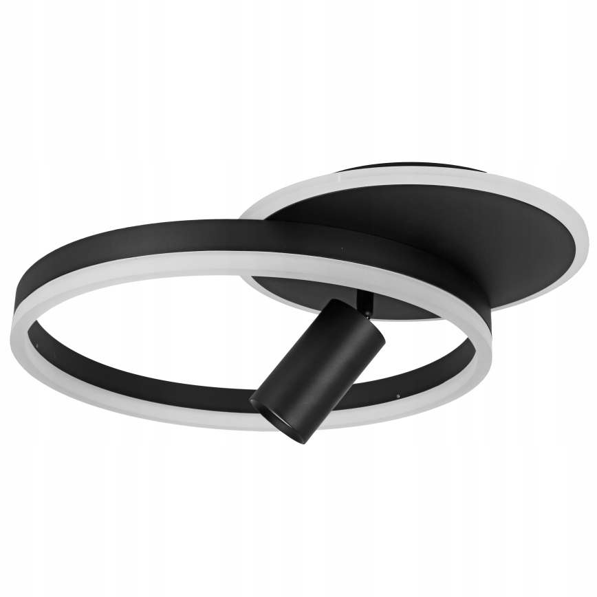 Oprawa sufitowa LED/38W/230V + 1xGU10/30W czarna