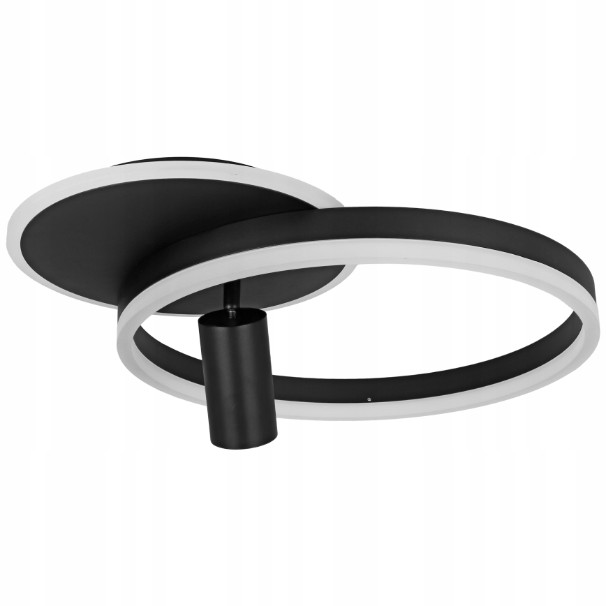 Oprawa sufitowa LED/38W/230V + 1xGU10/30W czarna