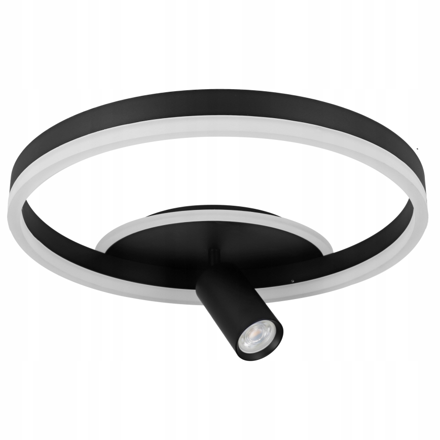 Oprawa sufitowa LED/38W/230V + 1xGU10/30W czarna