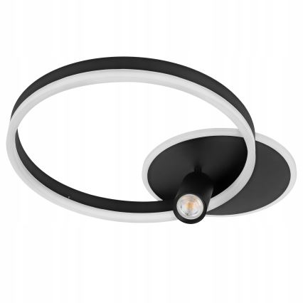 Oprawa sufitowa LED/38W/230V + 1xGU10/30W czarna