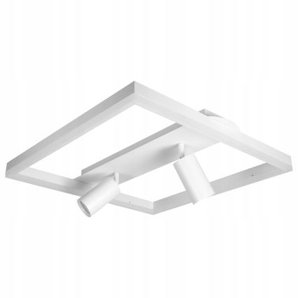 Oprawa sufitowa LED/38W/230V + 2xGU10/30W biała