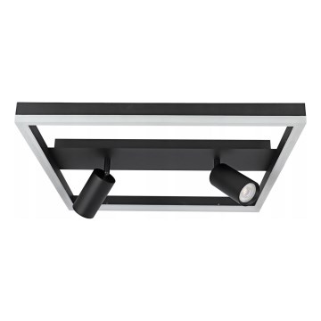 Oprawa sufitowa LED/38W/230V + 2xGU10/30W czarna