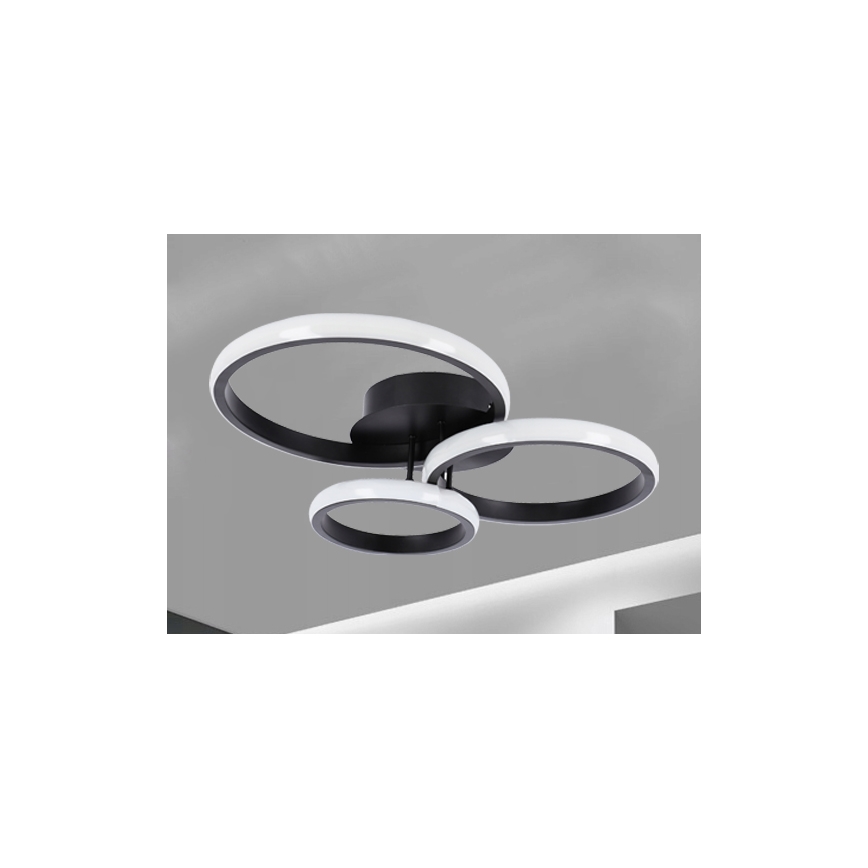 Oprawa sufitowa LED/38W/230V czarna