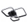 Oprawa sufitowa LED/38W/230V czarna