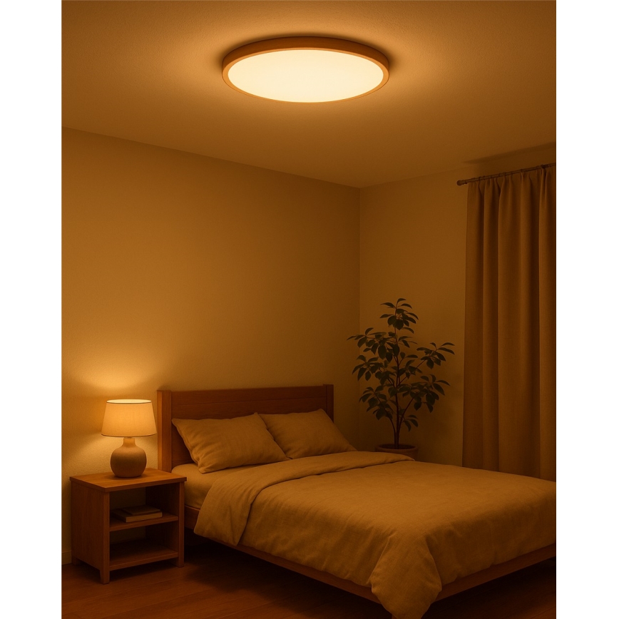 Oprawa sufitowa LED/40W/230V 3000/4000/6500K śr. 50 cm beżowa