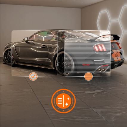 Oprawa sufitowa LED HEXAGON LED/456W/85-265V 4000K 522x298 cm CRI 90 IP54 biała