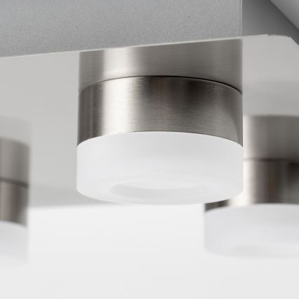 Oprawa sufitowa LED 4xLED/4W/230V matowy chrom