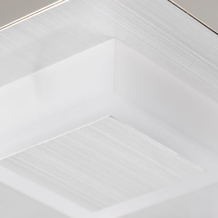 Oprawa sufitowa LED 4xLED/5W/230V 3000K 28x28 cm matowy chrom