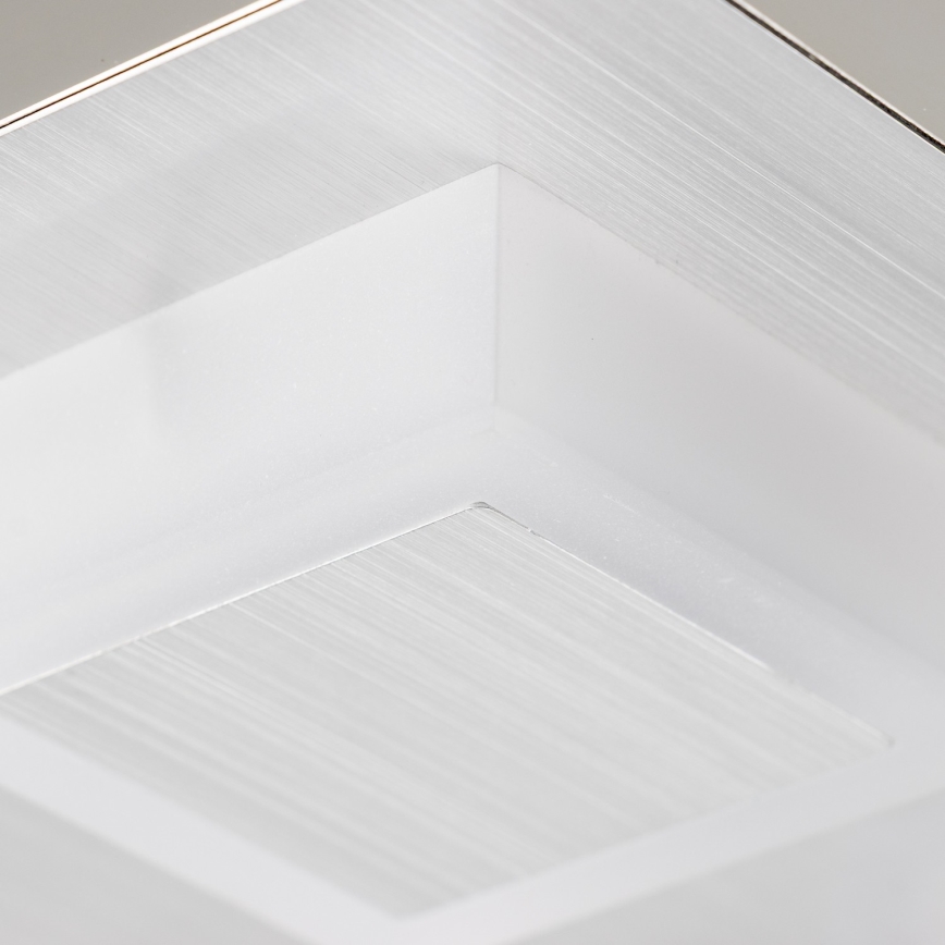 Oprawa sufitowa LED 4xLED/5W/230V 3000K 28x28 cm matowy chrom