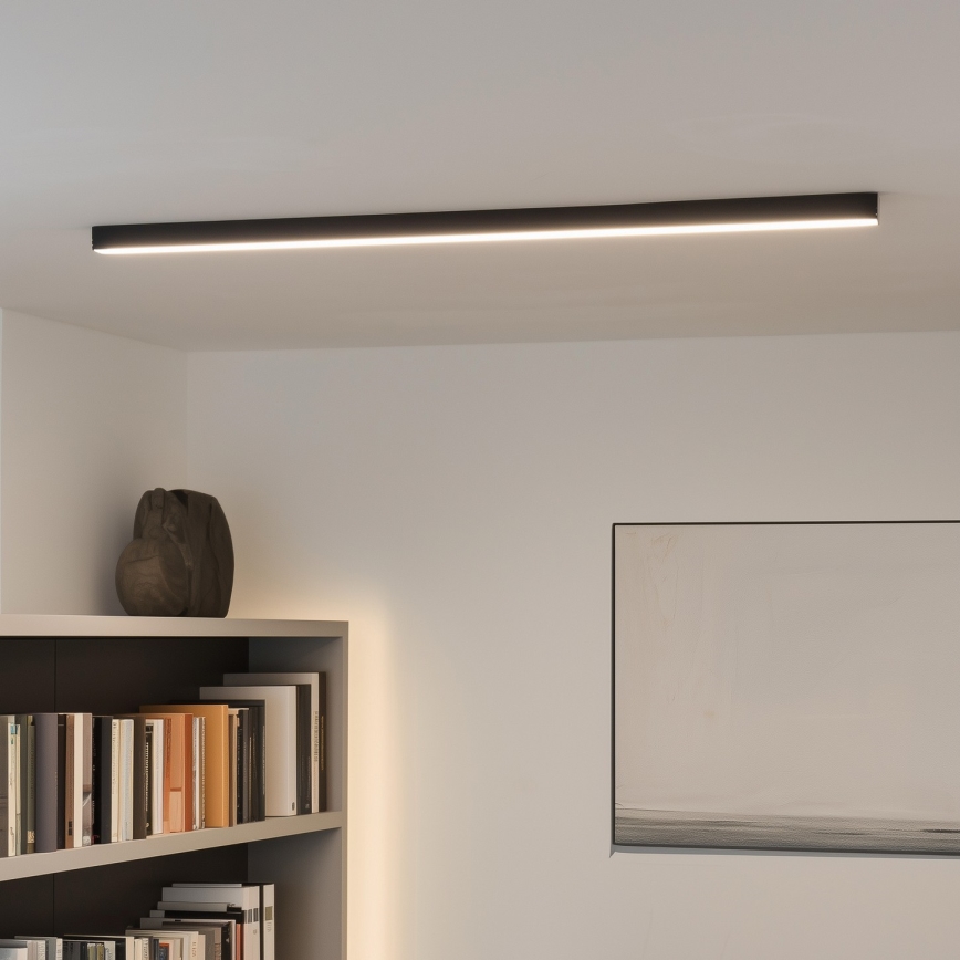 Lampa sufitowa LED ALLDAY BASIC LED/20/30/40W/230V 2700/4000/6000K 120 cm czarna
