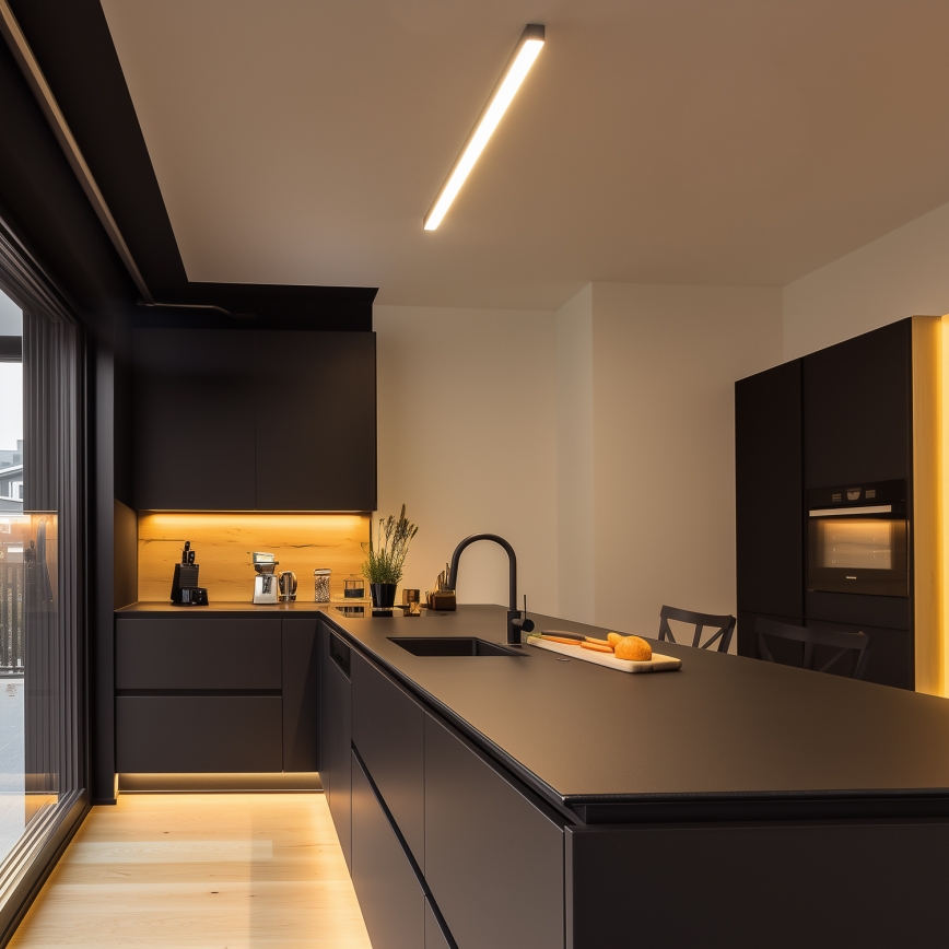 Oprawa sufitowa LED ALLDAY BASIC LED/40W/230V 2700/4000/6000K czarna