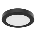 Oprawa sufitowa LED EVORA 6W 230V 3000/4000/6000 K, śr. 14 cm, czarna