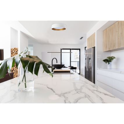 Lampa sufitowa LED GALAXY LED/24W/230V śr. 44 cm biała/złota