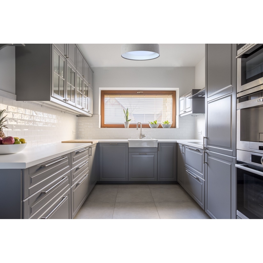 Lampa sufitowa LED GALAXY LED/24W/230V Ø 44 cm szara/biała