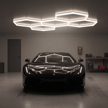 Oprawa sufitowa LED HEXLINE LED/216W/230V 4000K 208x300 cm biała