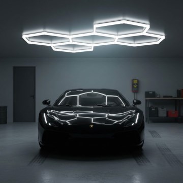 Oprawa sufitowa LED HEXLINE LED/216W/230V 6500K 208x300 cm biała