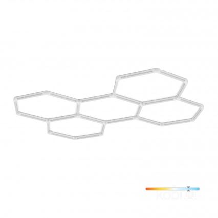 Oprawa sufitowa LED HEXLINE LED/216W/230V 6500K 208x300 cm biała