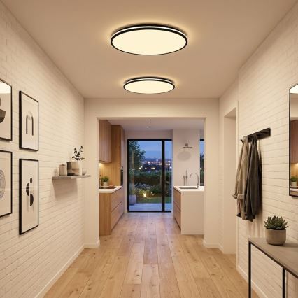 Oprawa sufitowa LED HUGO LED/21/32/42W/230V 3000/4000/6500K średnica 45 cm IP54 czarna