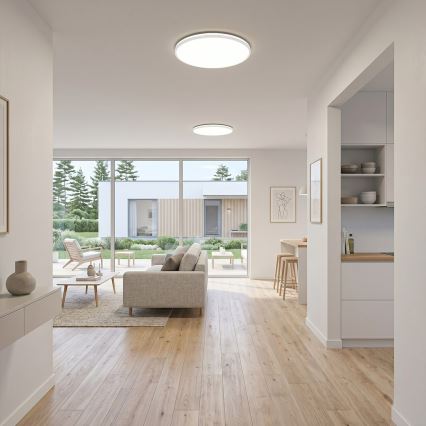 Oprawa sufitowa LED HUGO LED/16/24/32W/230V 3000/4000/6500K śr. 37 cm IP54 biała
