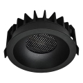 Oprawa sufitowa LED LED/18W/230V 3000/4000/6400K Ø 10,6 cm czarna