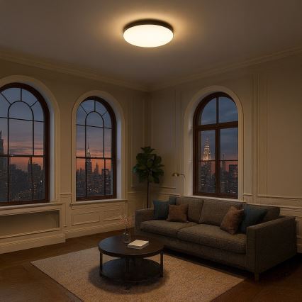 Oprawa sufitowa LED MAYA LED/36W/230V Ø 50 cm czarna