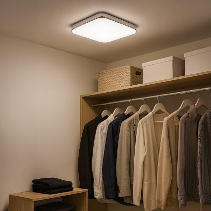 Oprawa sufitowa LED NEMO LED/36W/230V 50x50 cm chrom błyszczący