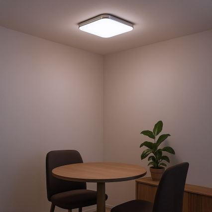 Oprawa sufitowa LED NEMO LED/36W/230V 50x50 cm chrom błyszczący