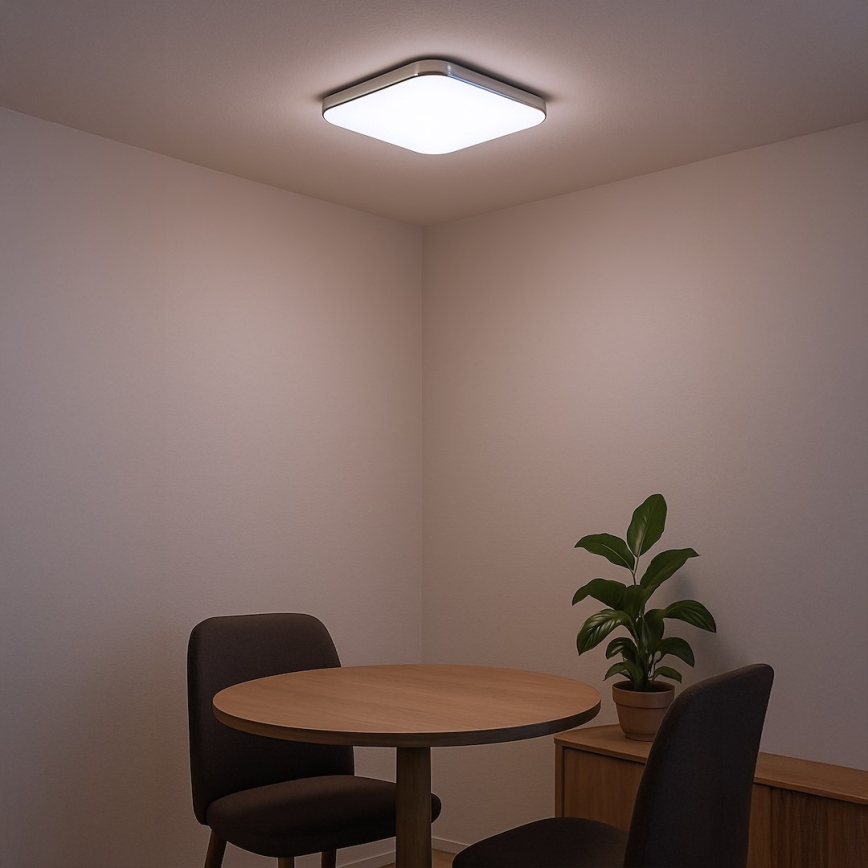 Oprawa sufitowa LED NEMO LED/36W/230V 50x50 cm chrom błyszczący