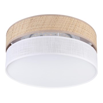 Oprawa sufitowa LED SIRJA BOHO LED/20W/230V 4000K śr. 35 cm beżowy/biały