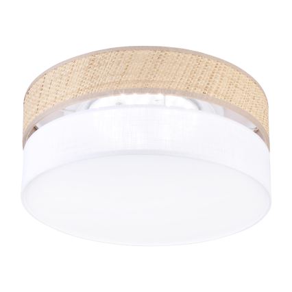 Oprawa sufitowa LED SIRJA BOHO LED/20W/230V 4000K śr. 35 cm beżowy/biały