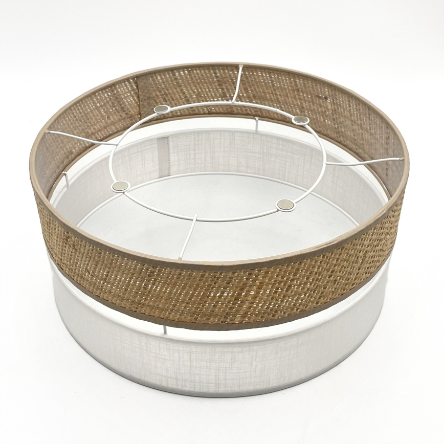 Oprawa sufitowa LED SIRJA BOHO LED/20W/230V 4000K śr. 35 cm beżowy/biały