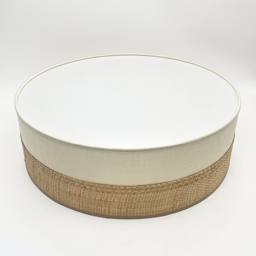 Oprawa sufitowa LED SIRJA BOHO LED/36W/230V 4000K śr. 45 cm beżowa/kremowa