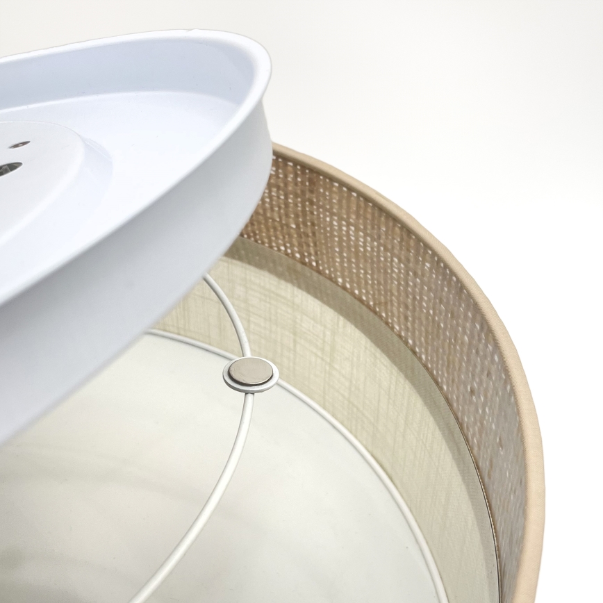 Oprawa sufitowa LED SIRJA BOHO LED/36W/230V 4000K śr. 45 cm beżowa/kremowa