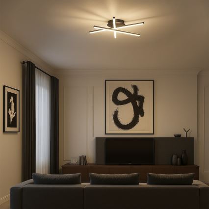 Oprawa sufitowa LED STICK LED/12W/230V czarna