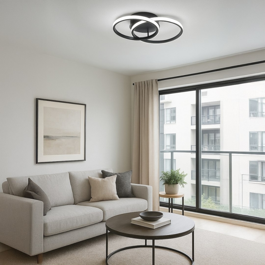 Oprawa sufitowa LED TITANO 12W/230V czarna