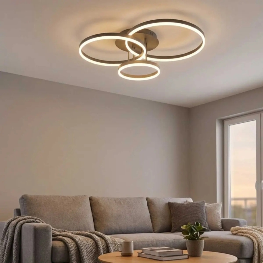 Oprawa sufitowa LED VAASA LED/58W/230V 3000K czarna