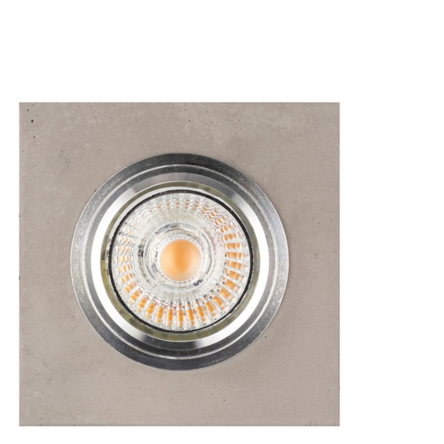 Oprawa sufitowa LED VITAR 1xGU10/5W/230V CRI 90 beton