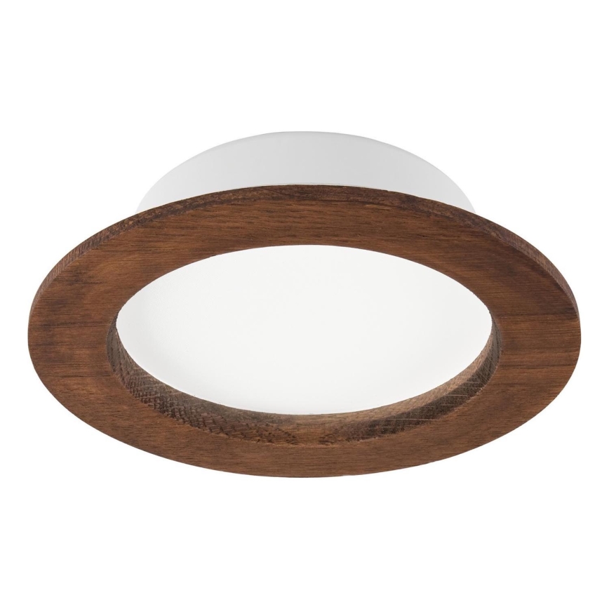 Oprawa sufitowa LED WOODY SPOT LED/12,5W/230V 3000K wiśnia Ø 16 cm