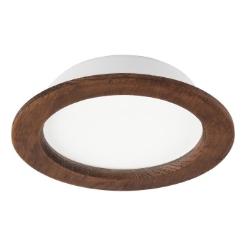 Oprawa sufitowa LED WOODY SPOT LED/16,5W/230V 4000K wiśnia ? 18,5 cm