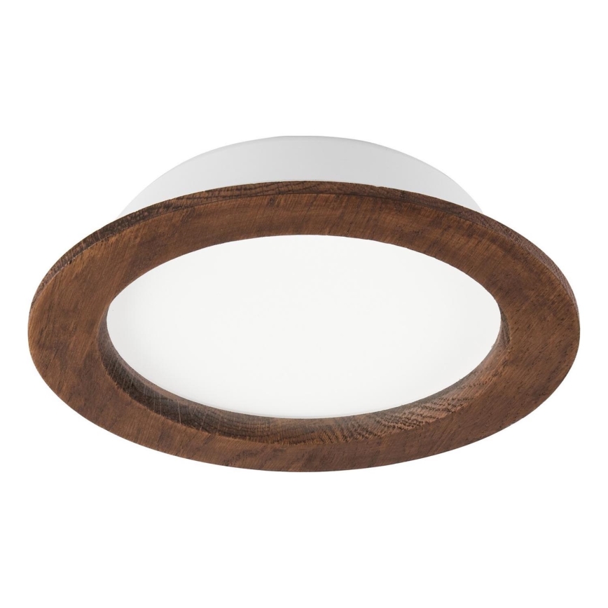 Oprawa sufitowa LED WOODY SPOT LED/16,5W/230V 4000K wiśnia ? 18,5 cm